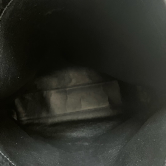 YSL Tag hobo bag black leather crocodile embossed - Picture 6 of 11